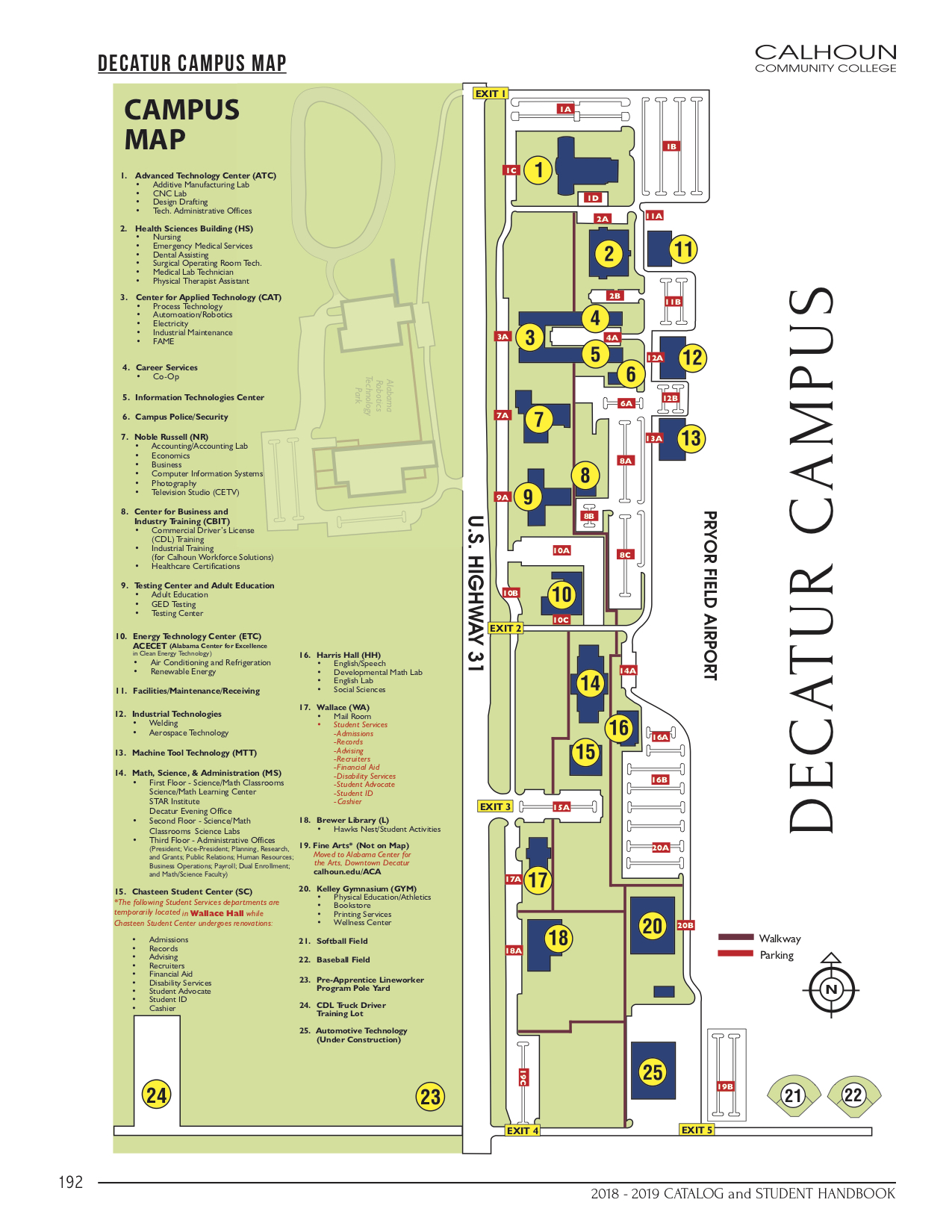 Campus Maps Calhoun Community College Campus Maps Calhoun Community College